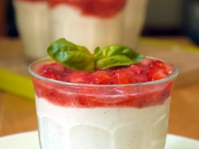 Erdbeeren und marokkanische Minze - Rezept