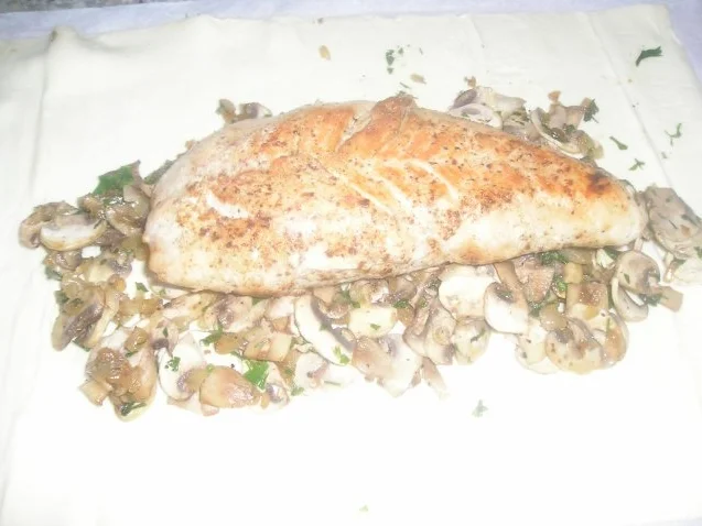 Putenfilet ala Wellington mit grünem Spargel im Prosciutto Schinkenmantel - Rezept - Bild Nr. 6