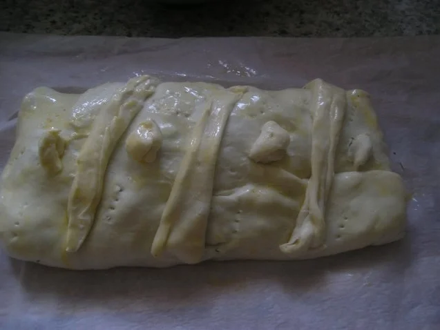 Putenfilet ala Wellington mit grünem Spargel im Prosciutto Schinkenmantel - Rezept - Bild Nr. 7