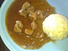 -Hauptmahlzeit- Schweinebraten-Gulasch - Rezept