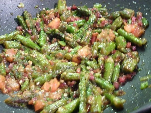 Grüner Spargel gewokt - Rezept - Bild Nr. 7