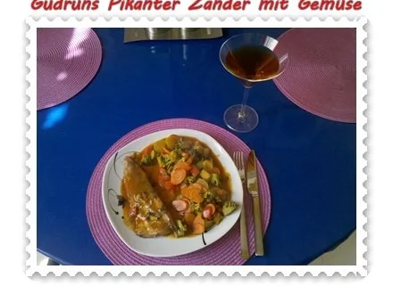 Fisch: Pikanter Zander mit Gemüse - Rezept - Bild Nr. 7