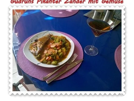 Fisch: Pikanter Zander mit Gemüse - Rezept - Bild Nr. 8