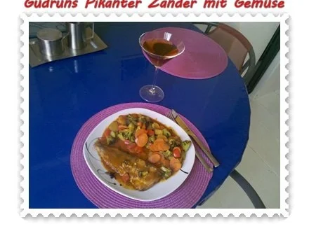 Fisch: Pikanter Zander mit Gemüse - Rezept - Bild Nr. 9