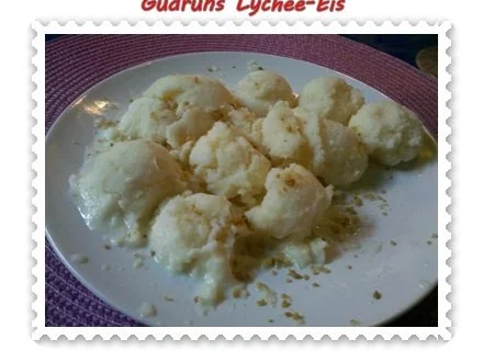 Eis: Lychee-Eis - Rezept