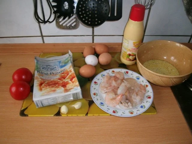 Rührei mit Garnelen und Tomaten - Rezept - Bild Nr. 3