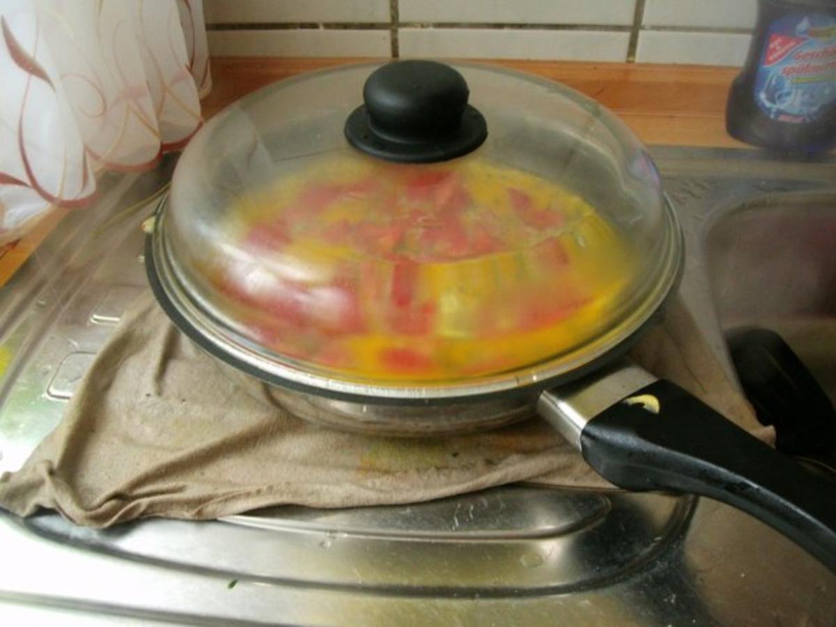 Rührei mit Garnelen und Tomaten - Rezept - Bild Nr. 7
