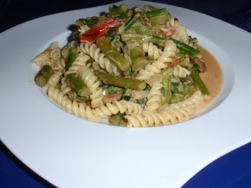 Grüner Spargel - Nudelpfanne - Rezept - Bild Nr. 11