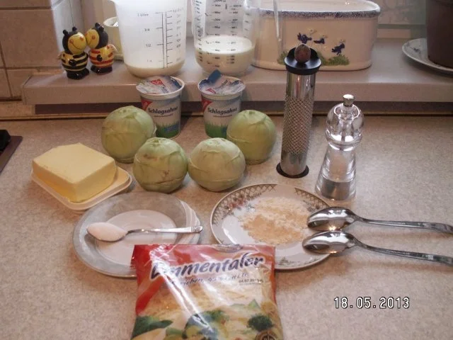 Kohlrabi-Auflauf mit Sahne-Käsehaube - Rezept - Bild Nr. 2