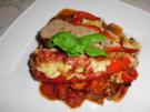 Gefüllte Paprika, scharf und überbacken - Rezept
