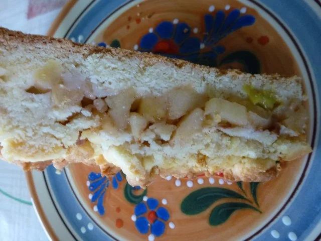Apfel-Rhabarber-Streuselkuchen - Rezept - Bild Nr. 2