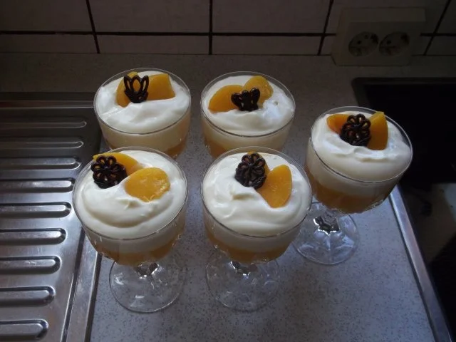 Pfirsich-Sekt-Dessert - Rezept - Bild Nr. 13