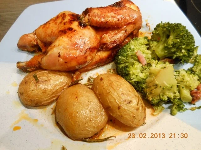 Geflügel/ Wild: Stubenküken mit Käsefüllung - Rezept - Bild Nr. 2