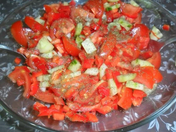 kräuterdipp mit seibling,glasierten möhren,kartoffeln,salat - Rezept - Bild Nr. 8