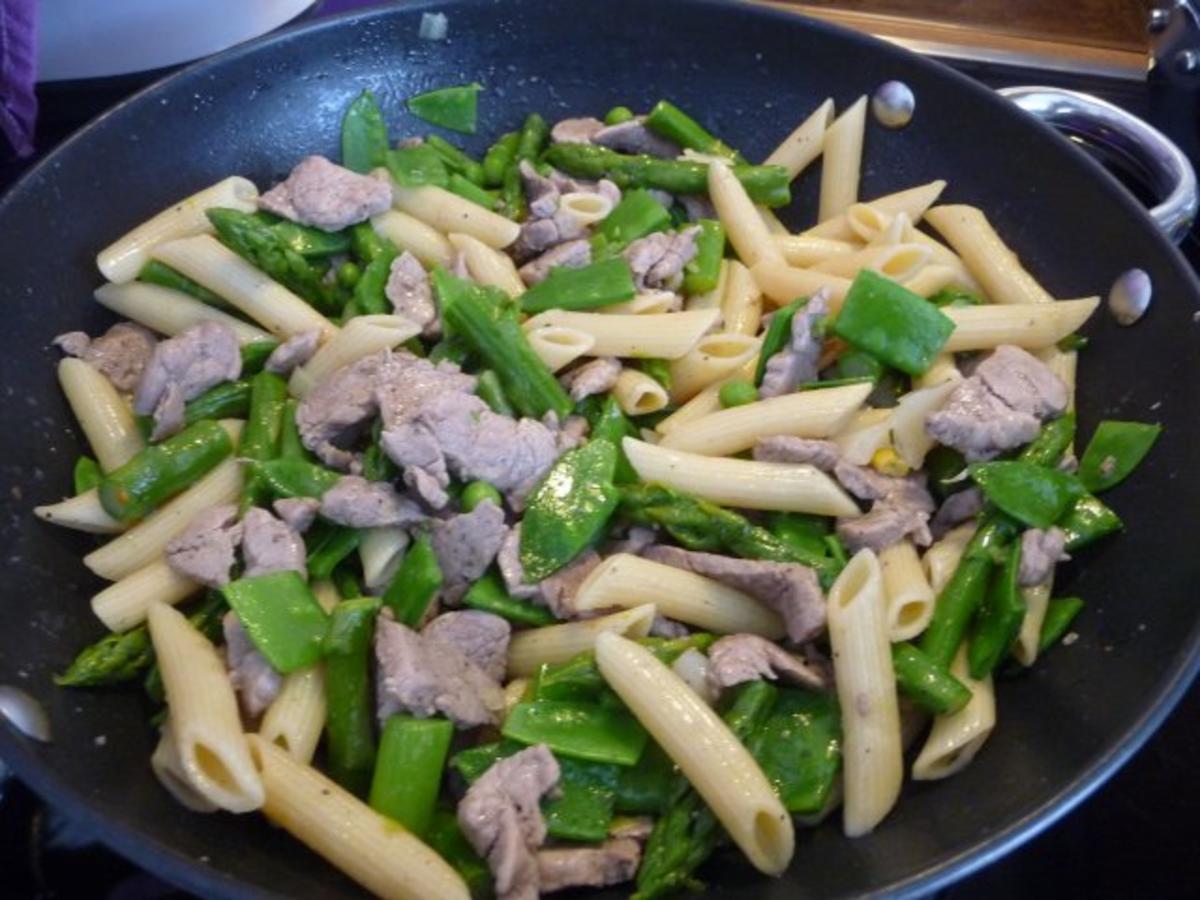 Unter 30 Minuten : Filet - Gemüse - Pasta - Pfanne - Rezept