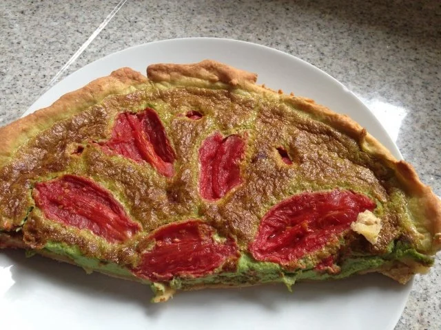 Basilikum-Tomaten-Tarte - Rezept - Bild Nr. 2