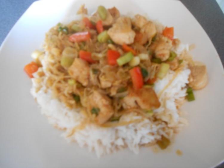Hühnchen Chinesisch - schnell - 83 kcal/100g