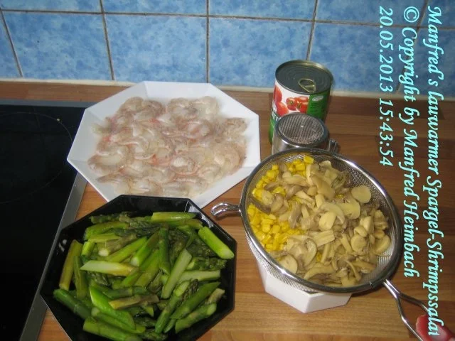 Rezept: Spargel – Manfred’s lauwarmer Spargel-Shrimpssalat Bild Nr. 3 Spargel – Manfred’s lauwarmer Spargel-Shrimpssalat - Rezept - Bild Nr. 3