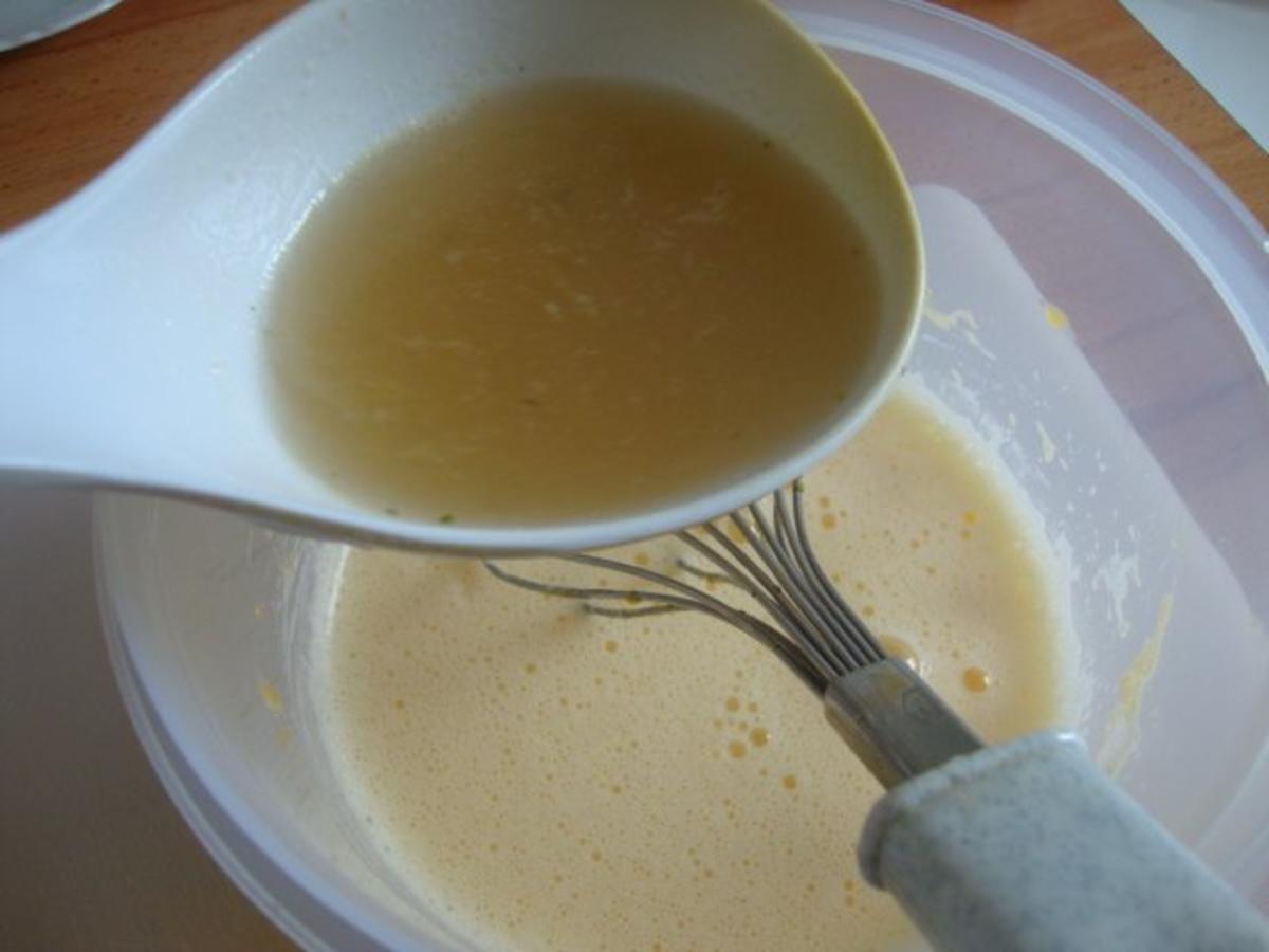 Spargel in legierter Limetten-Hühnersuppe mit "Butterchilli Erbsen" Topping - Rezept - Bild Nr. 11