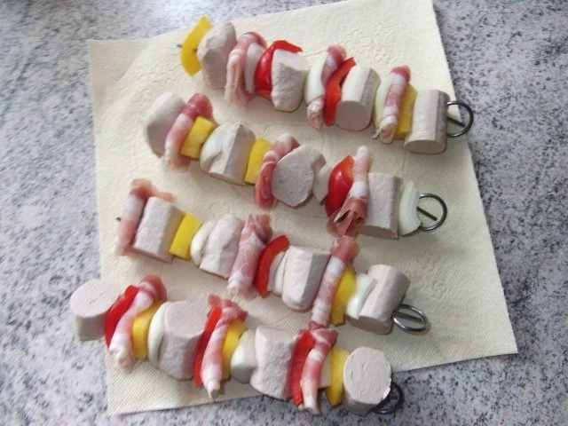Würstel-Reste Schaschlik  Dieter´s Art - Rezept - Bild Nr. 3