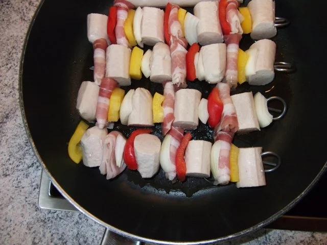 Würstel-Reste Schaschlik  Dieter´s Art - Rezept - Bild Nr. 4