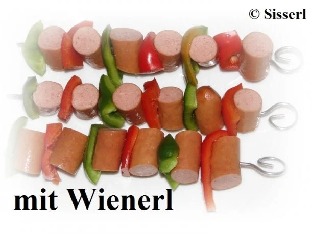 Würstel-Reste Schaschlik  Dieter´s Art - Rezept - Bild Nr. 5