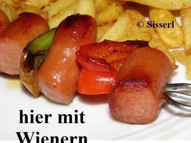Würstel-Reste Schaschlik  Dieter´s Art - Rezept - Bild Nr. 6