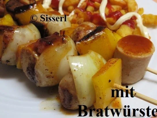 Würstel-Reste Schaschlik  Dieter´s Art - Rezept - Bild Nr. 9