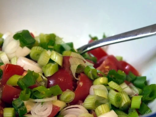 Hähnchenbrust unter Kürbiskernhaube mit Quinoa-Salat - Rezept - Bild Nr. 6