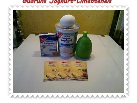 Eis: Joghurt-Limetteneis - Rezept - Bild Nr. 2