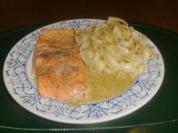 Lachs mit Niedergartemperatur gegart - Rezept