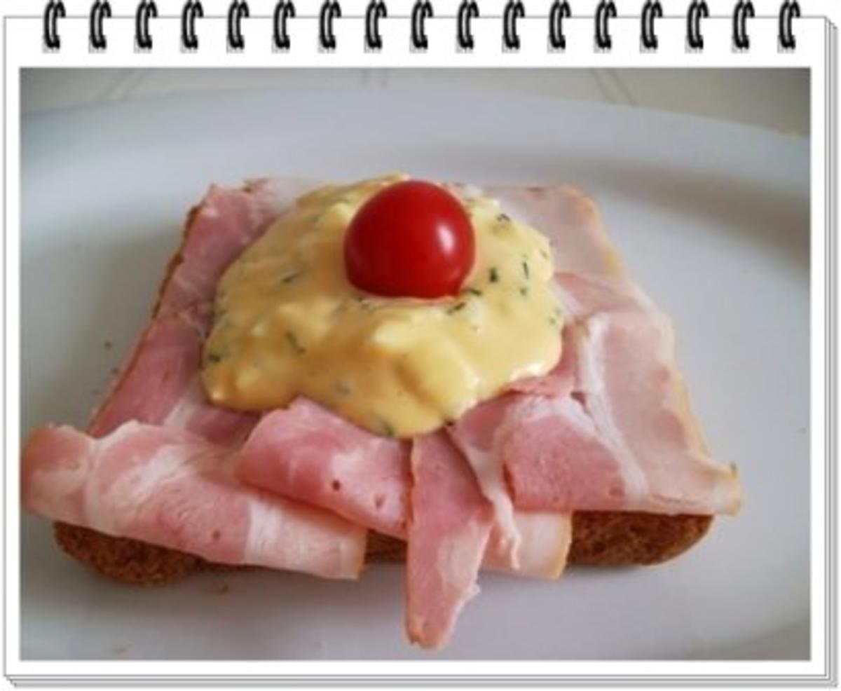 Bruschetta mit Jausenspeck, Bozner Sauce und Tomate. - Rezept - Bild Nr. 11