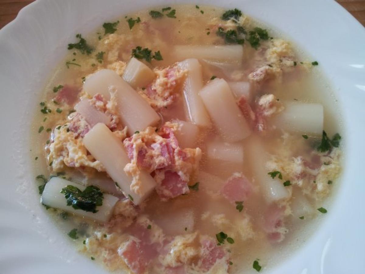 Bilder für Spargelsuppe einfach und schnell aber sehr lecker...... Rezept