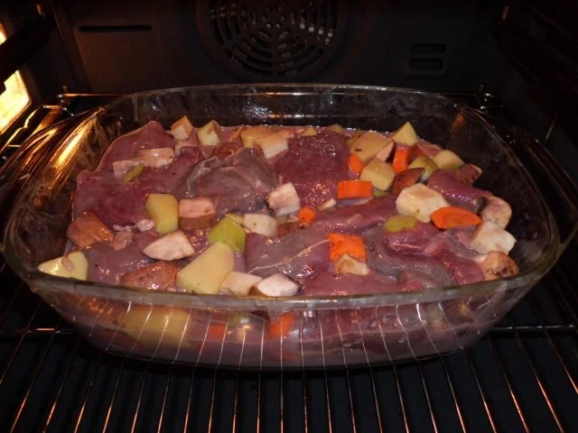 Fleisch, Wild: Hirsch-Gemüse-Eintopf "Jägerin Art" - Rezept - Bild Nr. 4