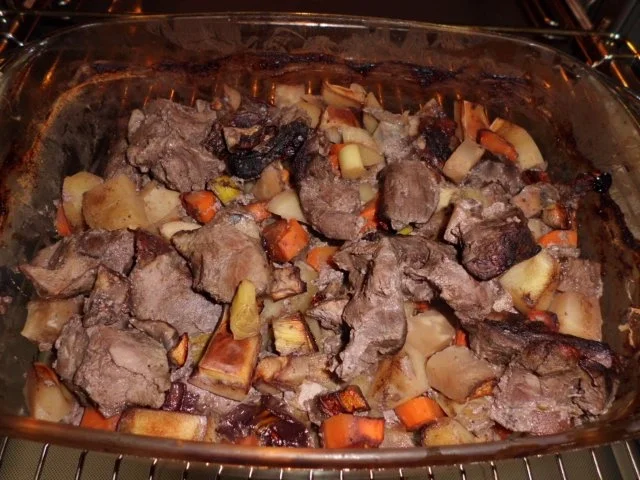 Fleisch, Wild: Hirsch-Gemüse-Eintopf "Jägerin Art" - Rezept - Bild Nr. 5