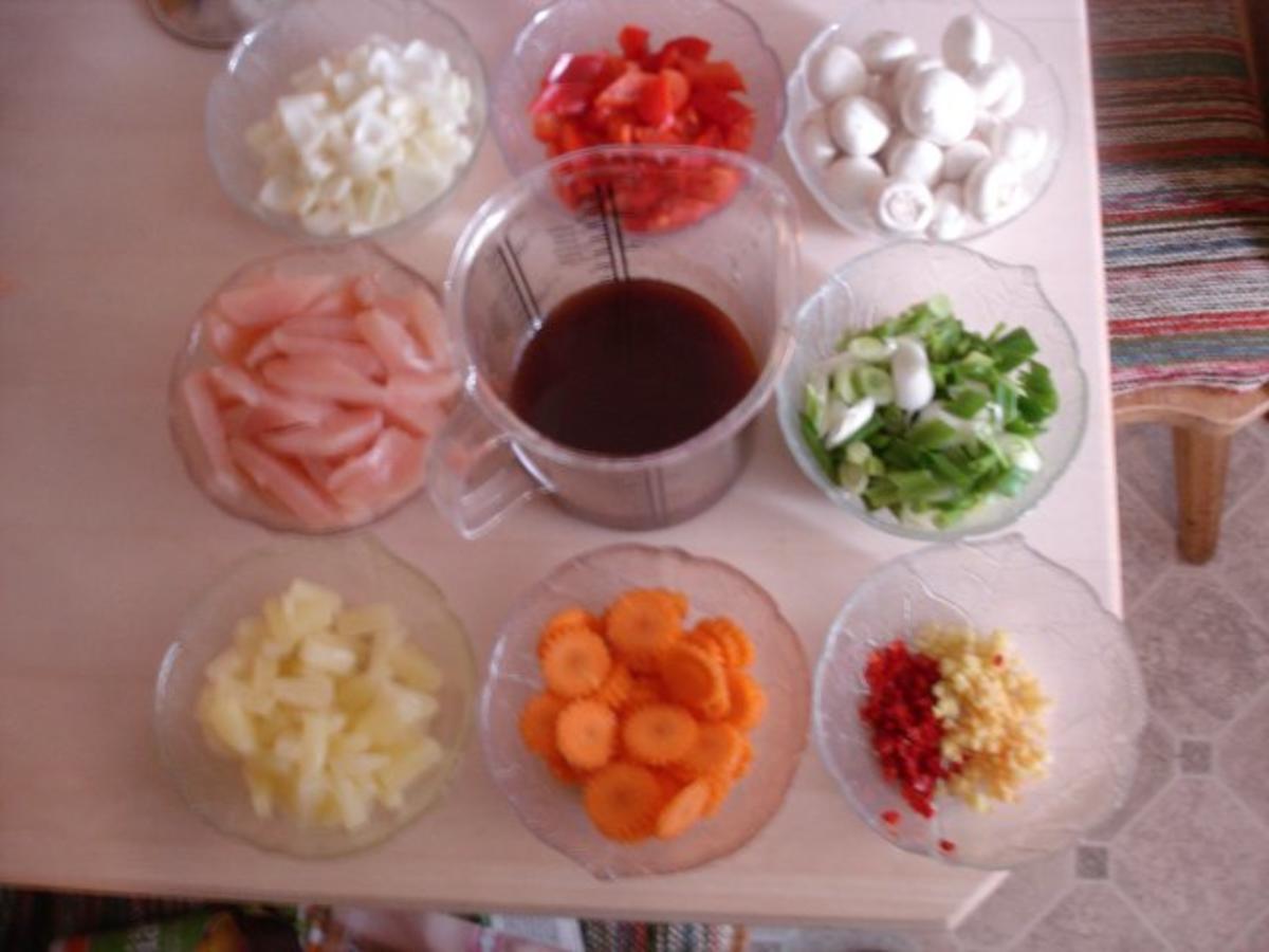 Hähnchenbrustfilet mit Gemüse süß-sauer - Rezept - Bild Nr. 6