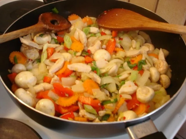 Rezept: Hähnchenbrustfilet mit Gemüse süß-sauer Bild Nr. 15 Hähnchenbrustfilet mit Gemüse süß-sauer - Rezept - Bild Nr. 15