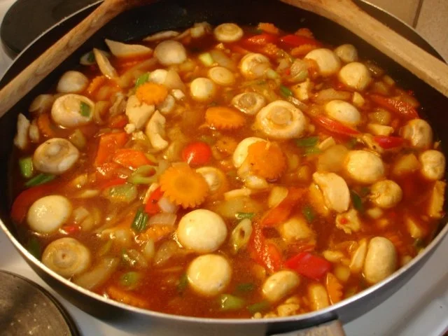 Rezept: Hähnchenbrustfilet mit Gemüse süß-sauer Bild Nr. 17 Hähnchenbrustfilet mit Gemüse süß-sauer - Rezept - Bild Nr. 17