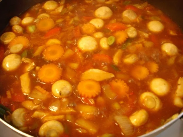 Rezept: Hähnchenbrustfilet mit Gemüse süß-sauer Bild Nr. 18 Hähnchenbrustfilet mit Gemüse süß-sauer - Rezept - Bild Nr. 18