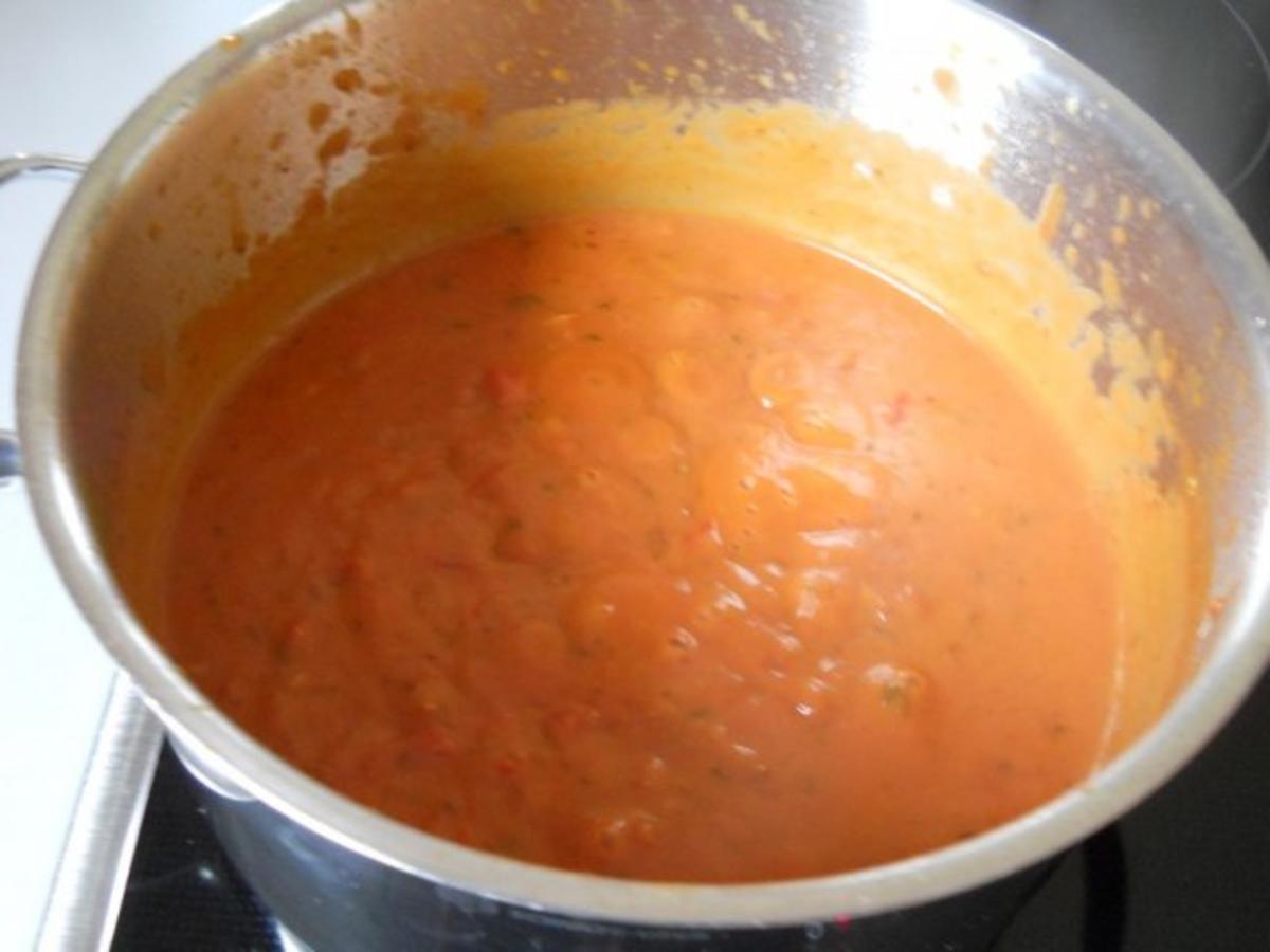 Tomatencremesuppe mit Fleischbällchen - Rezept - Bild Nr. 8
