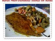 Fleisch: Schnitzel orientalisch mit Gemüse - Rezept