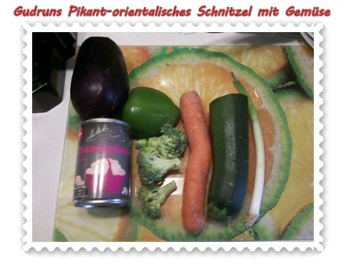 Fleisch: Schnitzel orientalisch mit Gemüse - Rezept - Bild Nr. 5