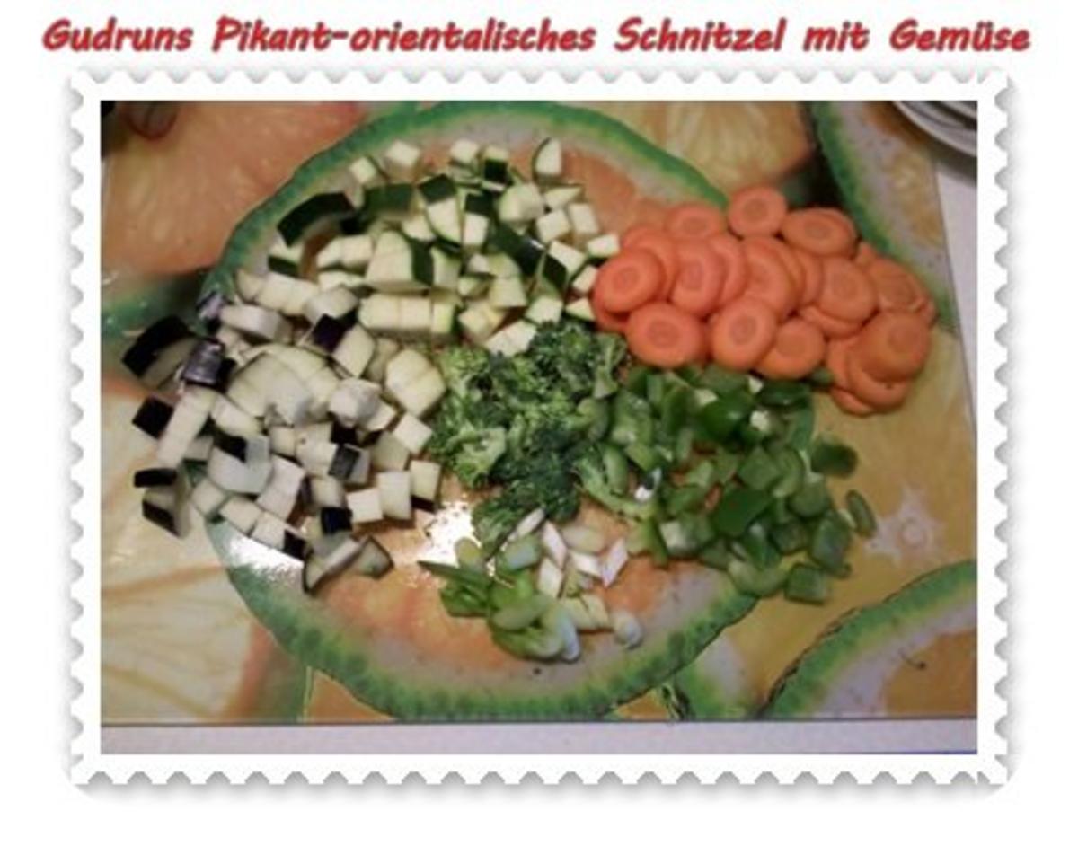 Fleisch: Schnitzel orientalisch mit Gemüse - Rezept - Bild Nr. 6