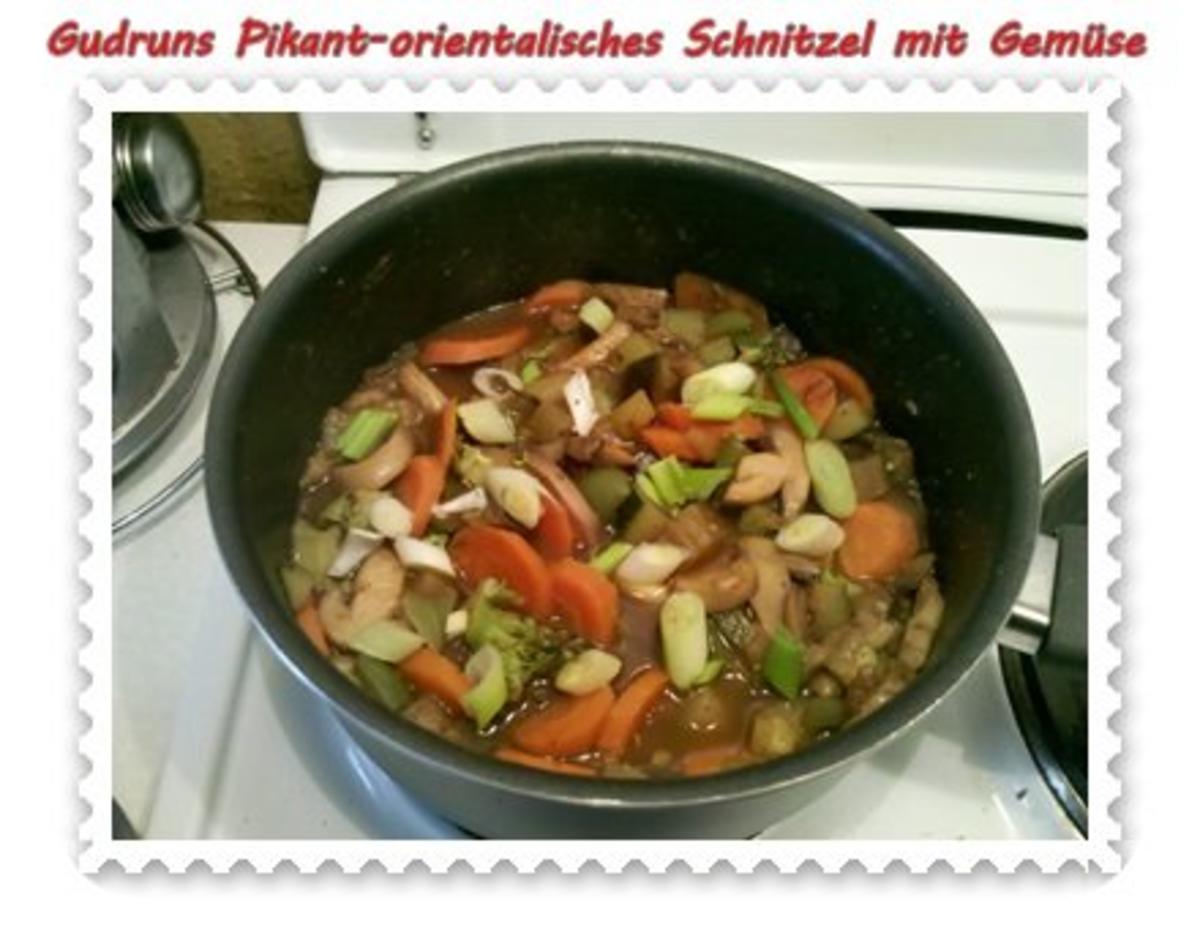 Fleisch: Schnitzel orientalisch mit Gemüse - Rezept - Bild Nr. 9