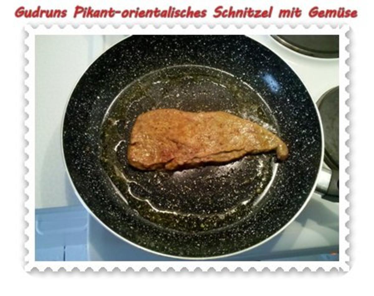 Fleisch: Schnitzel orientalisch mit Gemüse - Rezept - Bild Nr. 10