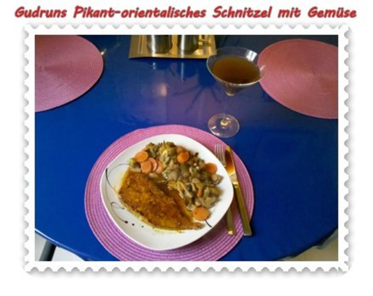 Fleisch: Schnitzel orientalisch mit Gemüse - Rezept - Bild Nr. 11