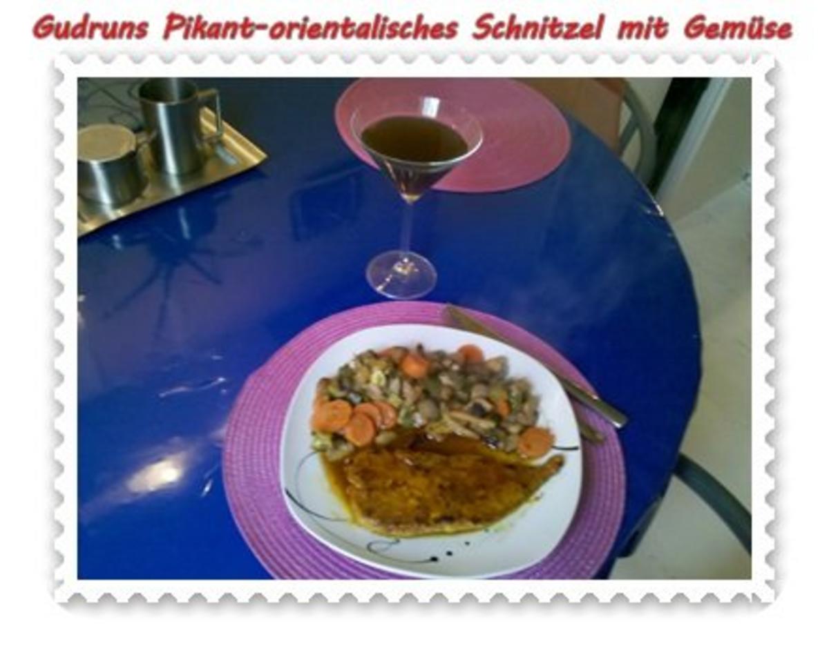 Fleisch: Schnitzel orientalisch mit Gemüse - Rezept - Bild Nr. 13
