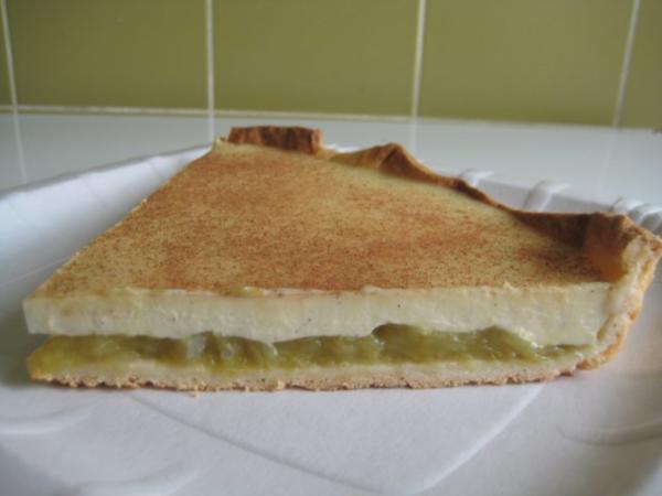 Rhabarber Vanille Tarte - Rezept mit Bild - kochbar.de