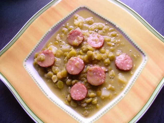 Rezept: Grüne Erbseneintopf (einfach) Grüne Erbseneintopf (einfach) - Rezept