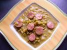 Grüne Erbseneintopf (einfach) - Rezept